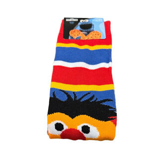 3/$18 Sesame Street Colorful Bert and Ernie Socks NWT